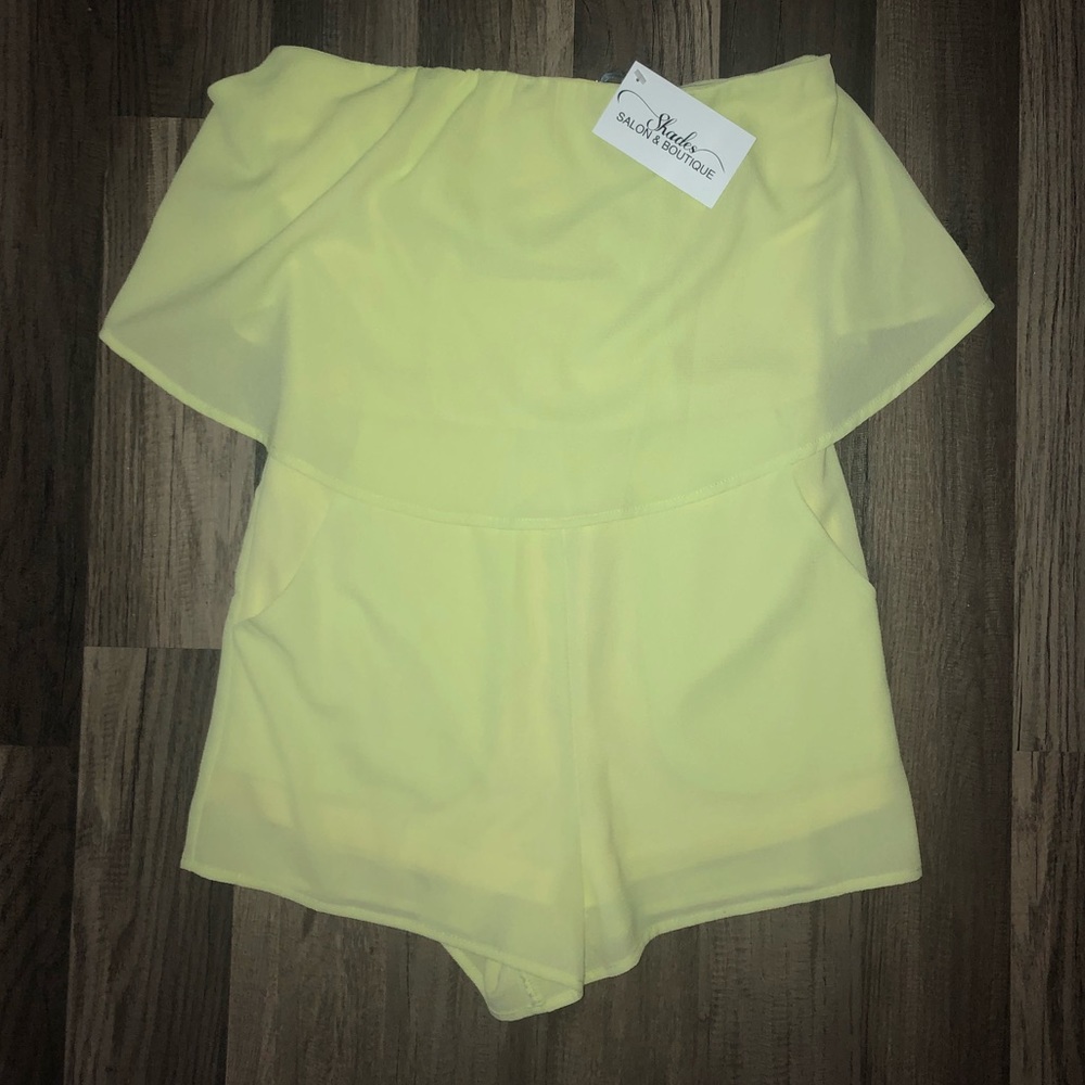 Neon yellow romper